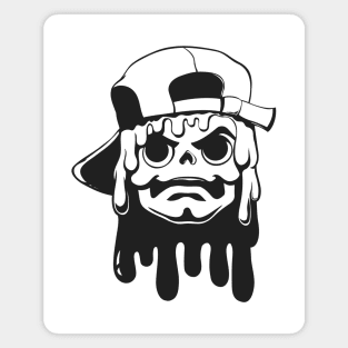 Skull Hat Ink Magnet